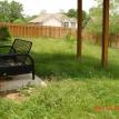 Over grown back yard